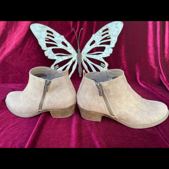 Grey/taupe Carlos Ankle Boots Sz 8 - Picture 4 of 5